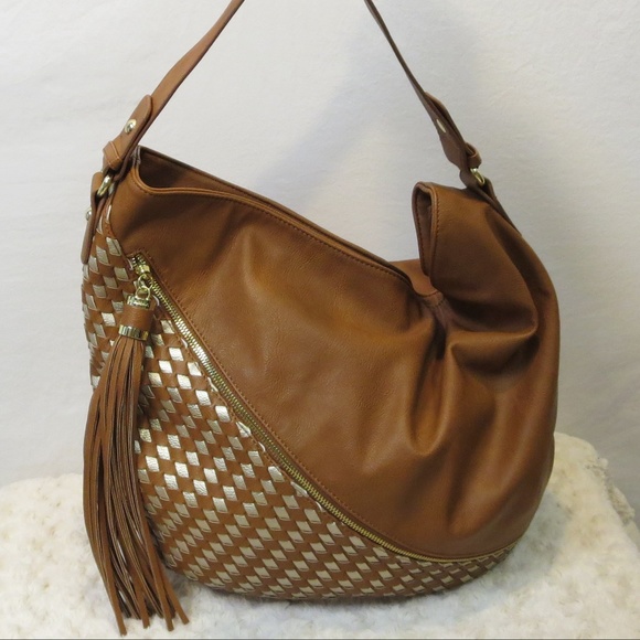 Big Buddha Handbags - Like New! Big Buddha*Brown/Gold Hobo Bag